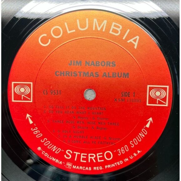 Jim Nabors Christmas Album Vinyl LP Columbia CS 9531 12 Songs - Picture 2 of 6